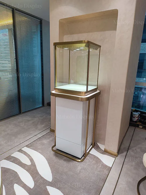 轻奢香槟金珠宝展柜 | 客户反馈图
